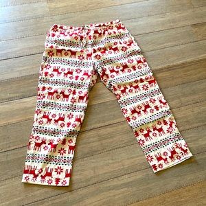 Hanna Andersson Dear Deer Organic Flannel Pant XL